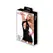 Allure Wetlook Criss Cross Mini Dress, One Size, Black, Lace-Up Neckline