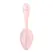 Satisfyer Ribbed Petal Connect App - Noseći Dupli Vibrator, Roze, IPX7