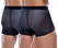Svenjoyment Muške Transparentne Plave Pantalone Pakovanje od 2 Komada S-L Lagani Poliamid