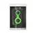 Ouch! Glow in the Dark Adjustable Ring & Strap Fluorescent Green