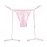 Say It With Garters Lace Thong Pink Adjustable OS Garter Bands
