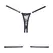 Say it with Garters Lace Thong OS Black - Adjustable Lace Lingerie Set