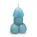Eden’s Candle Vanilla Aroma Blue 3-inch Decorative Candle 12h Burn