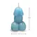 Eden’s Candle Vanilla Aroma Blue 3-inch Decorative Candle 12h Burn