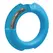 FlexiSteel Silicone Blue Ring 43mm with Inner Metal Core, Adjustable