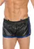 Rimba Leather Shorts S/M Blue - Ventilated Adjustable Waistband