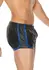 Rimba Leather Shorts S/M Blue - Ventilated Adjustable Waistband