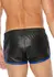Rimba Leather Shorts S/M Blue - Ventilated Adjustable Waistband