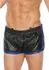 Rimba Leather Shorts S/M Blue - Ventilated Adjustable Waistband