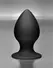 Blush Novelties Rump Rimmer Silicone Plug Medium Black Comfort Base