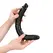 RealRock Slim Dvostrani 14'' Intimni Uređaj Crni Fleksibilan 35.6cm