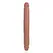 RealRock Slim Dvostrani Intimni Model 30.5 cm - Prirodno Smeđa