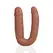RealRock U-Oblik Dvostruki Model 12.7 cm Smeđa - Dvostrani Sistem