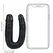 RealRock U-Oblik Intimni Duo Model 12.7 cm Crni Fleksibilan Dizajn