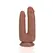 RealRock Double Trouble Intimni Model 12.7/15.2 cm Smeđa