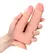 RealRock Double Trouble Model 5/6 - Dual-Ended Intimate Device, Flesh, 12.7/15.2 cm