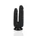 RealRock Double Trouble 5/6 Crni - Dvostrani Silikonski Model 12.7/15.2 cm