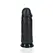 RealRock Model 9 Ravni Intimni Uređaj 23 cm Crni Silikon