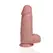 RealRock Ekstra Debeo 25.4 cm Anatomski Model sa Usisnom Bazom - Boja Kože