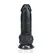 RealRock Ekstra Debeo Crni 20.3 cm Anatomski Model sa Usisnom Bazom