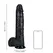 RealRock XL Intimate Model with Suction Base 38 cm Black