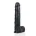 RealRock Black 33cm Anatomical Model with Base and Detailed Structure