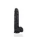RealRock Black 33cm Anatomical Model with Base and Detailed Structure