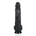 RealRock Black 33cm Anatomical Model with Base and Detailed Structure