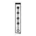 Sinner Gear Silikonski Sistem Perli Srednji Crni - Set od 4 Komada
