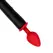 Sinner Gear Silicone intimni čep sa đavoljim repom Crna 38 cm