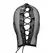 Ouch! Ribarska maska Crna - Podesivi PU Leather & Mesh dizajn