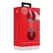 EasyToys Furry Adjustable Metal Handcuffs Red Soft Plush Finish