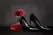 EasyToys Furry Adjustable Metal Handcuffs Red Soft Plush Finish