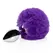 EasyToys Metal Plug with Soft Bunny Tail - Purple, Compact Size