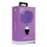 EasyToys Metal Plug with Soft Bunny Tail - Purple, Compact Size