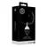 DiGiTails Black Metal Plug with Soft Bunny Tail - Compact Size