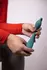 Loveline Bead-Enhanced Blue Grass G-Spot Precizni Vibrator