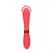 Loveline Salsa silikonski glatki vibrator, elegantan dizajn, roze, 18 cm