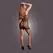 Shots Le Desir Short Fishnet Dress with Spaghetti Straps Black OS