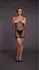 Shots Le Desir Short Fishnet Dress with Spaghetti Straps Black OS