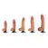 Bareskin Premium 23cm Vibrating Model with Textured Base, Natural Tone