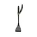 XR Brands Master Series Jahački Bič 30 cm Veganska Koža Crna