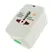 XR Brands Travel Univerzalni Adapter 4-u-1 Worldwide Plug Beli ABS