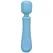 Euphoria Silicone Wand Vibrator Rechargeable Blue - Quiet Operation