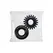 Blush Performance 2-Piece C-Ring Set Black TPE Body-Safe - 50-Pack Bowl