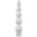 Doc Johnson White Nights Ribbed Vibe 18 cm Multi-Brzina Bela