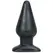 Doc Johnson The Super Big End Silicone Plug White/Charcoal 5 inch