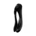 Satisfyer Candy Cane Kompaktni Prstni Vibrator, Crno-Narandžasti, Ergonomski Dizajn
