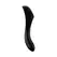 Satisfyer Candy Cane Kompaktni Prstni Vibrator, Crno-Narandžasti, Ergonomski Dizajn