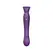 ZALO Queen PulseWave G-Spot Vibrator, Elegantno Zlatna i Swarovski Završnica